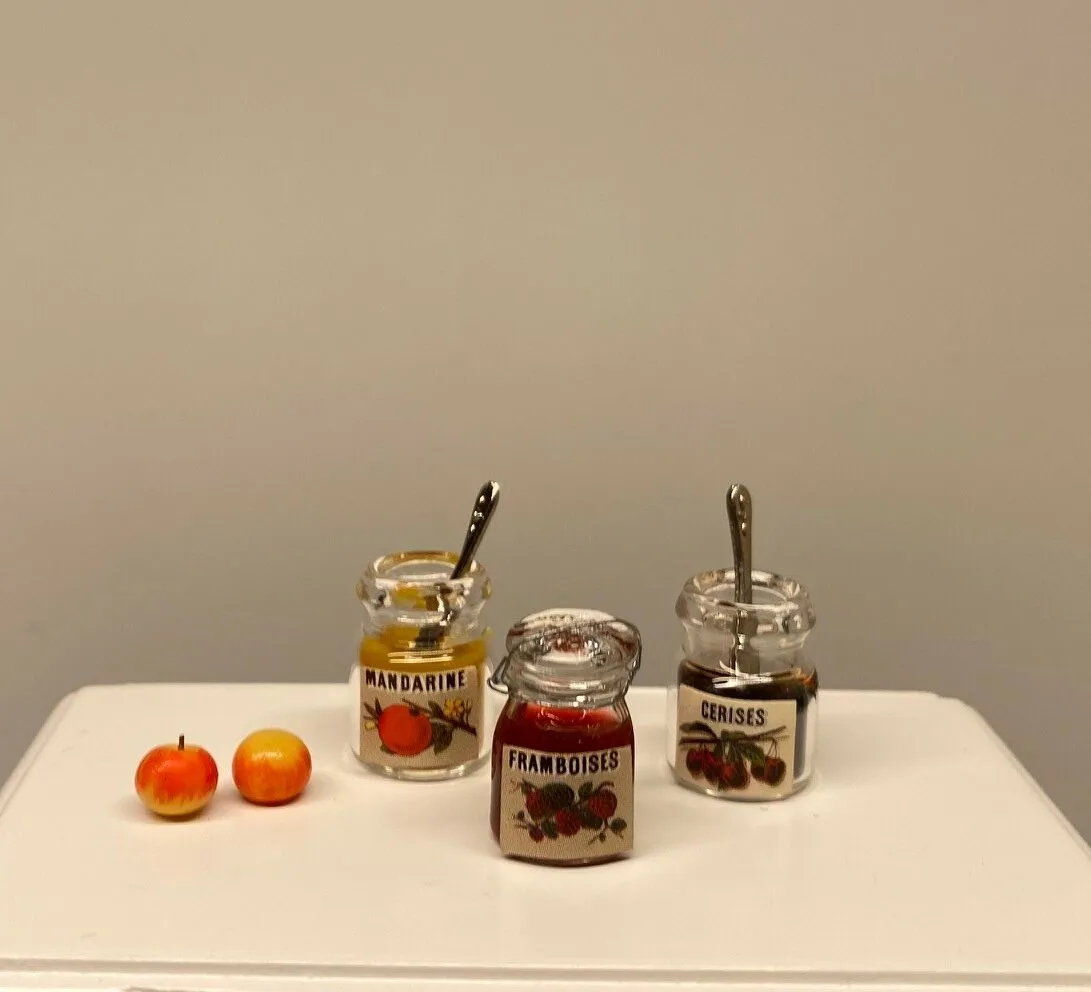 Miniature Marmelade i Glas med Ske - Billede 3