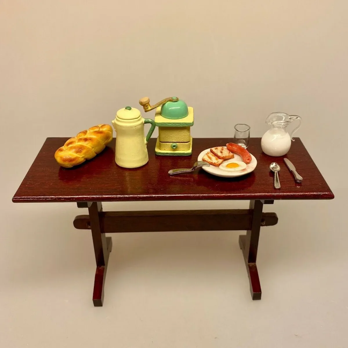 Miniature Morgenmad Spejlæg og Pølse - Billede 4