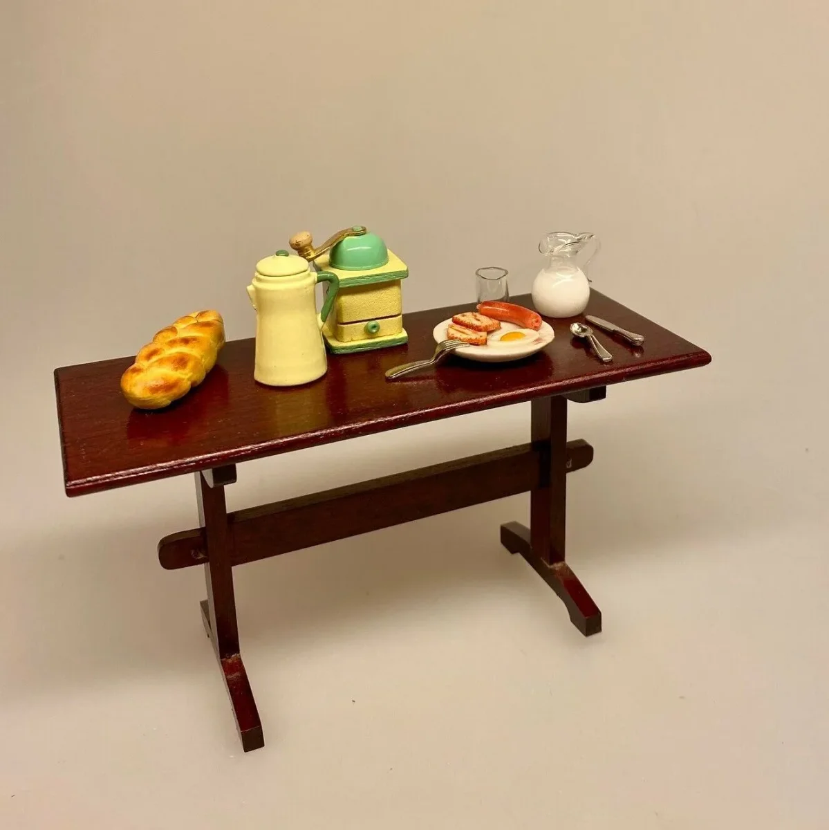 Miniature Morgenmad Spejlæg og Pølse - Billede 5