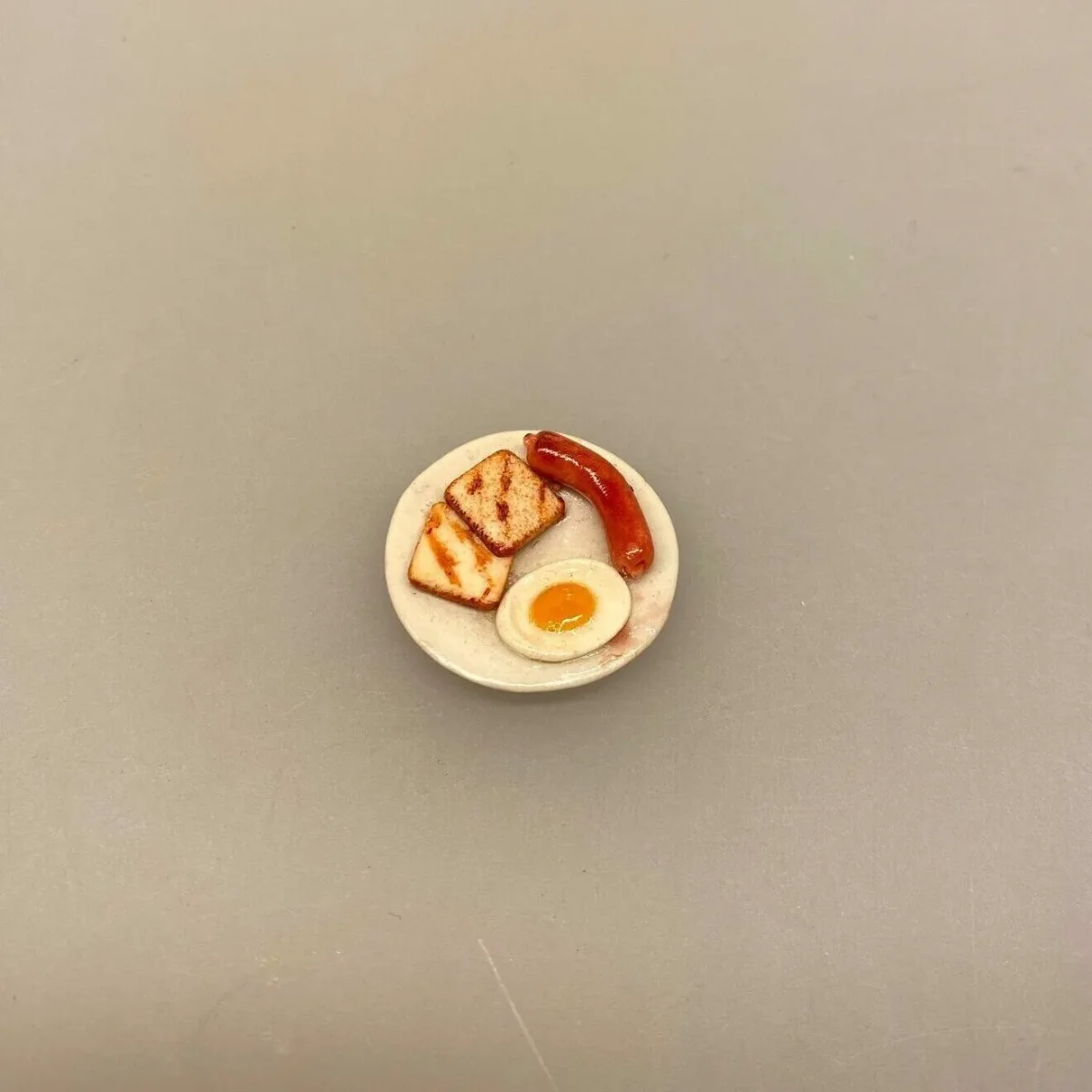 Miniature Morgenmad Spejlæg og Pølse